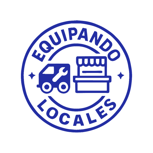 logo de equipando locales, empresa que realiza equipamiento comercial